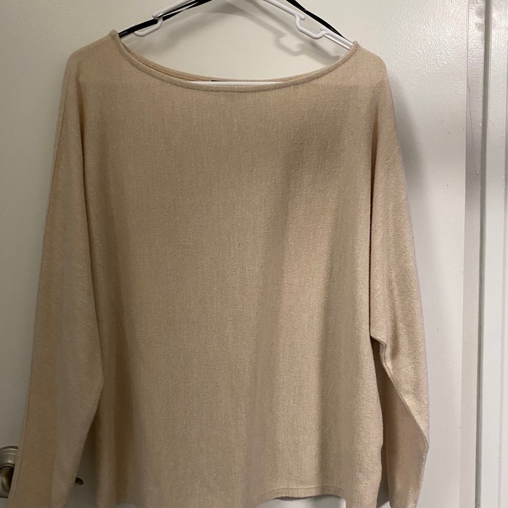 Long sleeve off the shoulder shirt